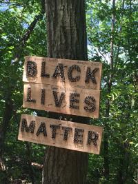 Photograph of BLM sign