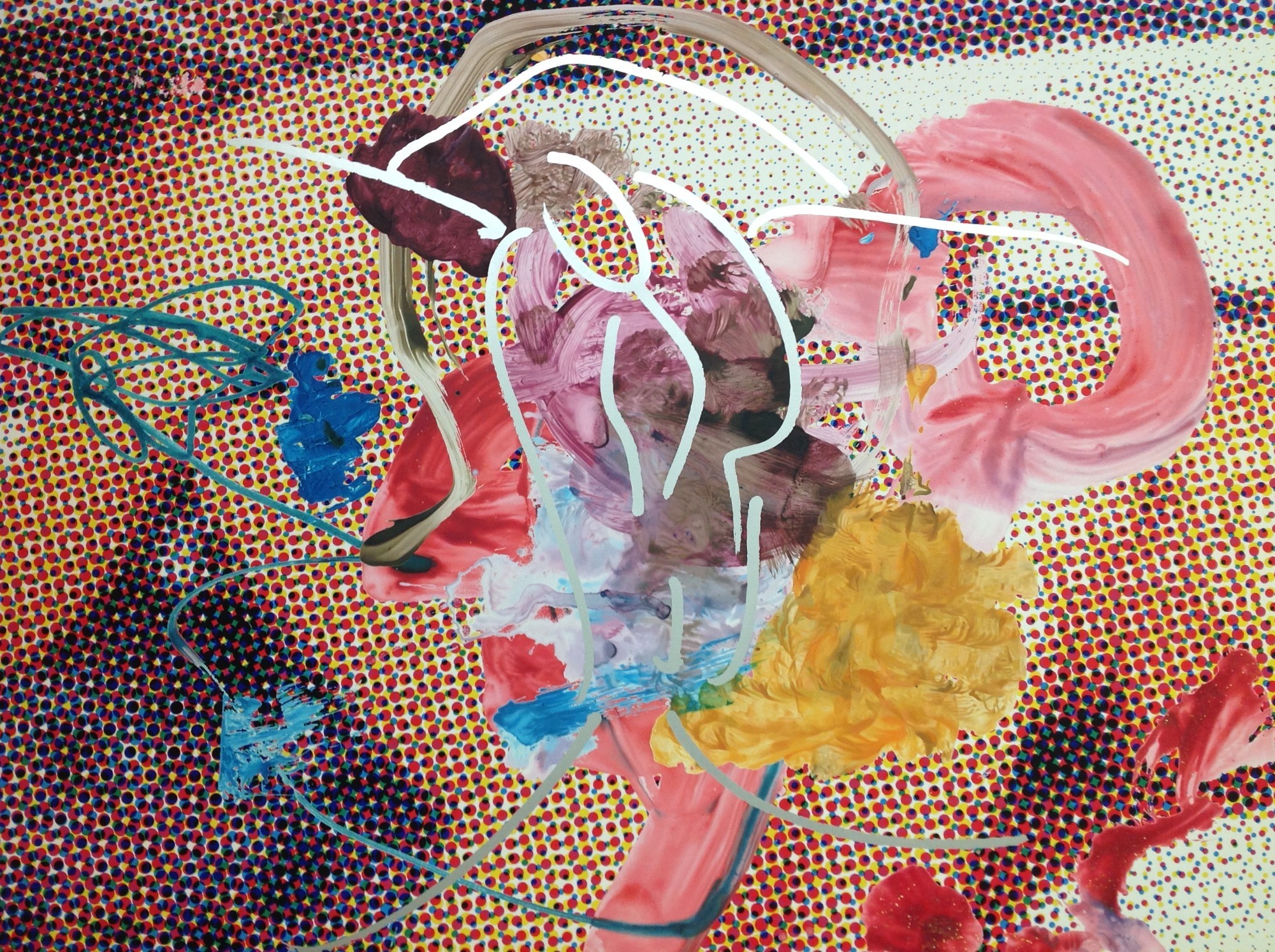 mixed media painting