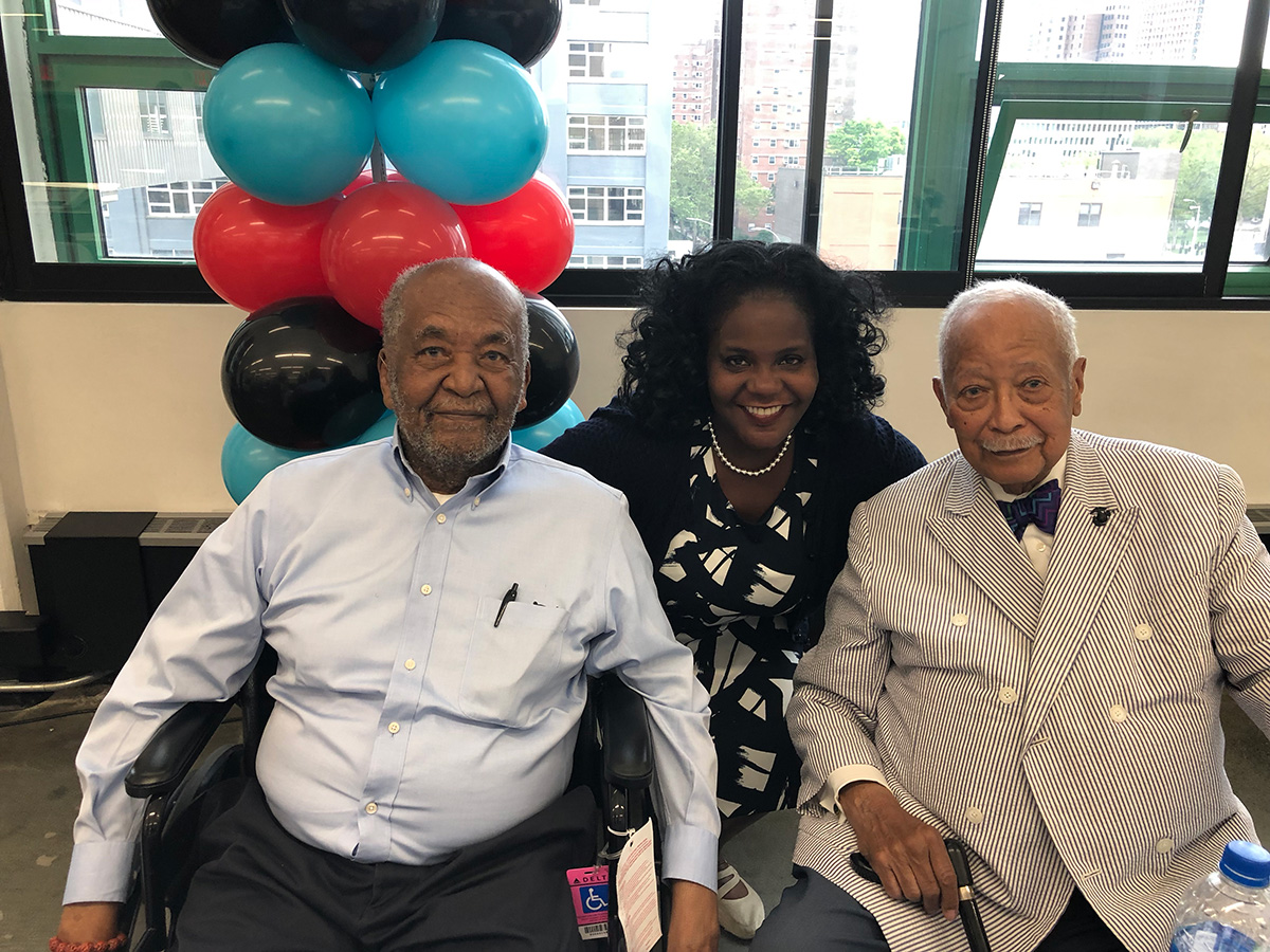 Ed Gordon, Veronica Holly, David Dinkins