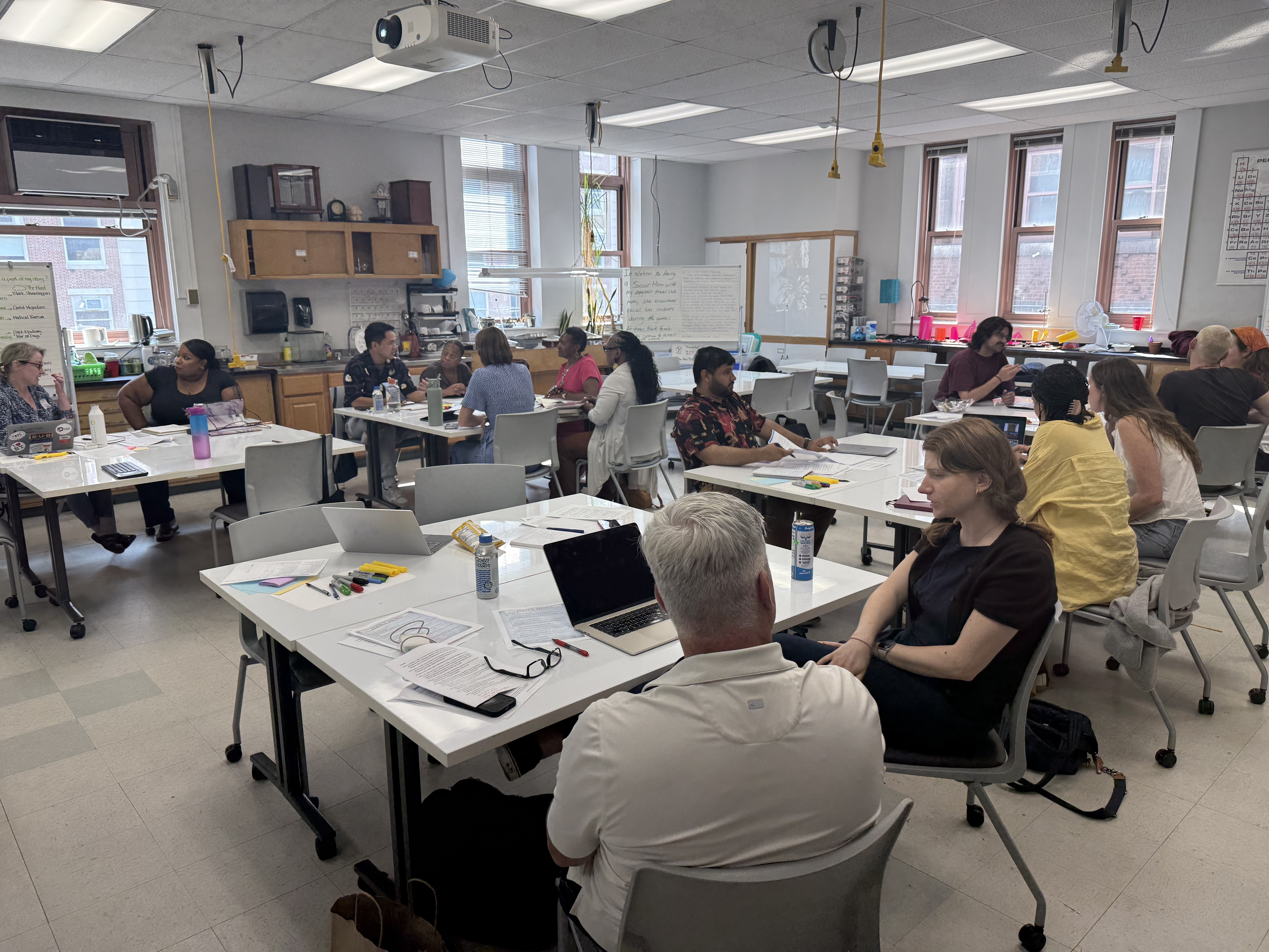 Students at Desks