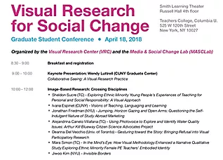 Visual Research for Social Change 2018 Conference