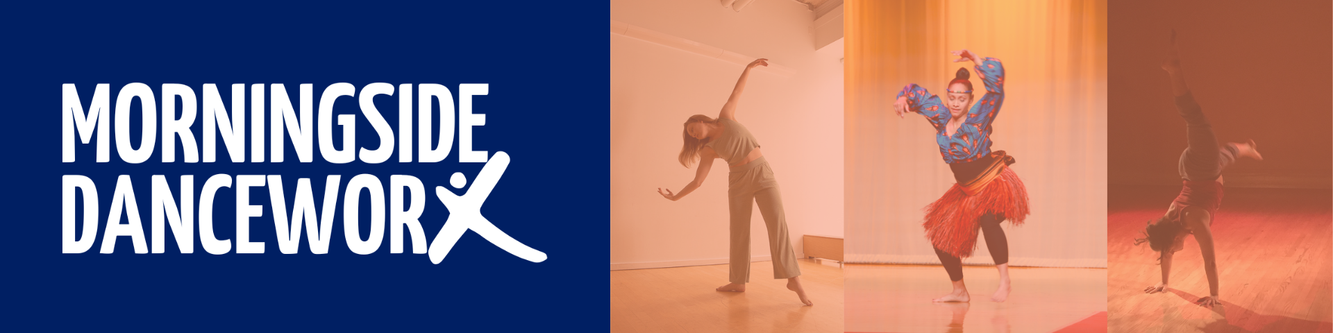 Three dancers pose