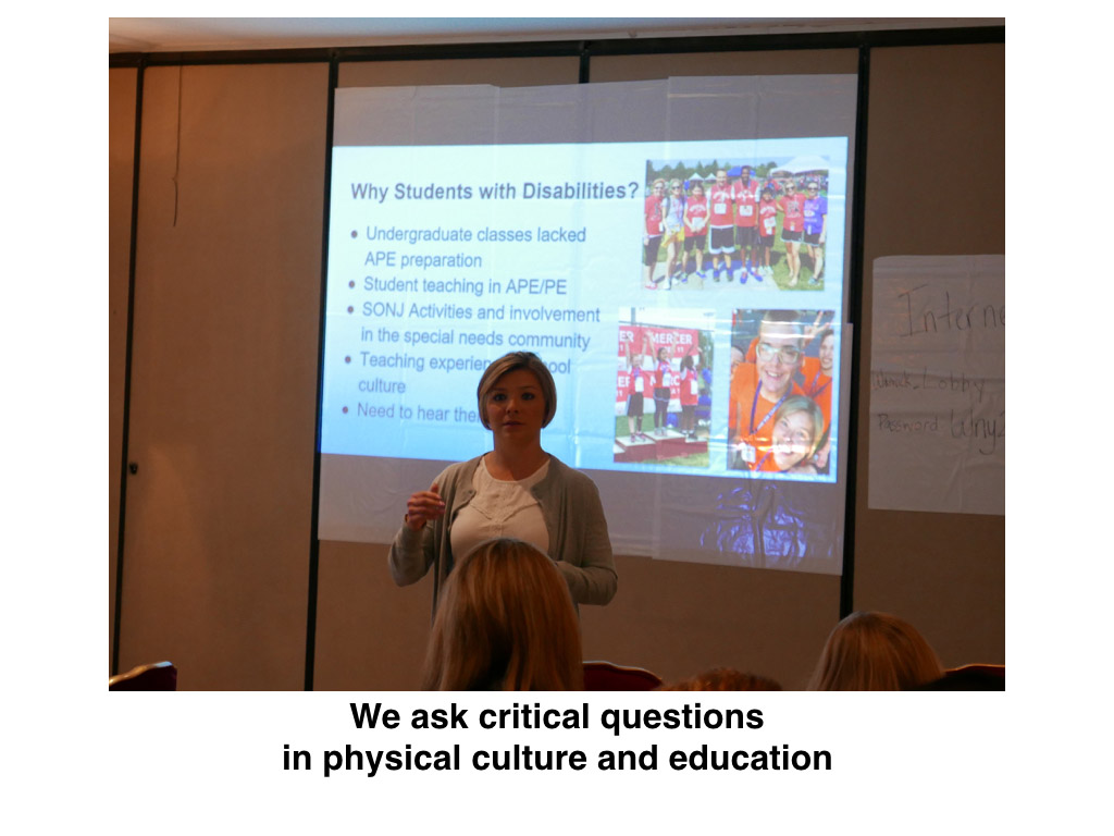 We ask critical questions in physical culture and education