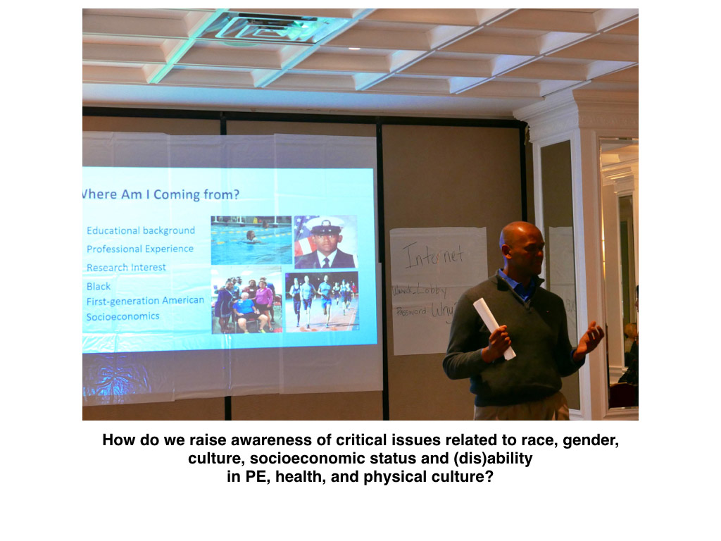 How do we raise awareness of critical issues related to race, gender, culture, socioeconomic status and (dis)ability in PE, health, and physical culture