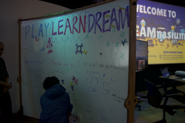 Student writing in the 