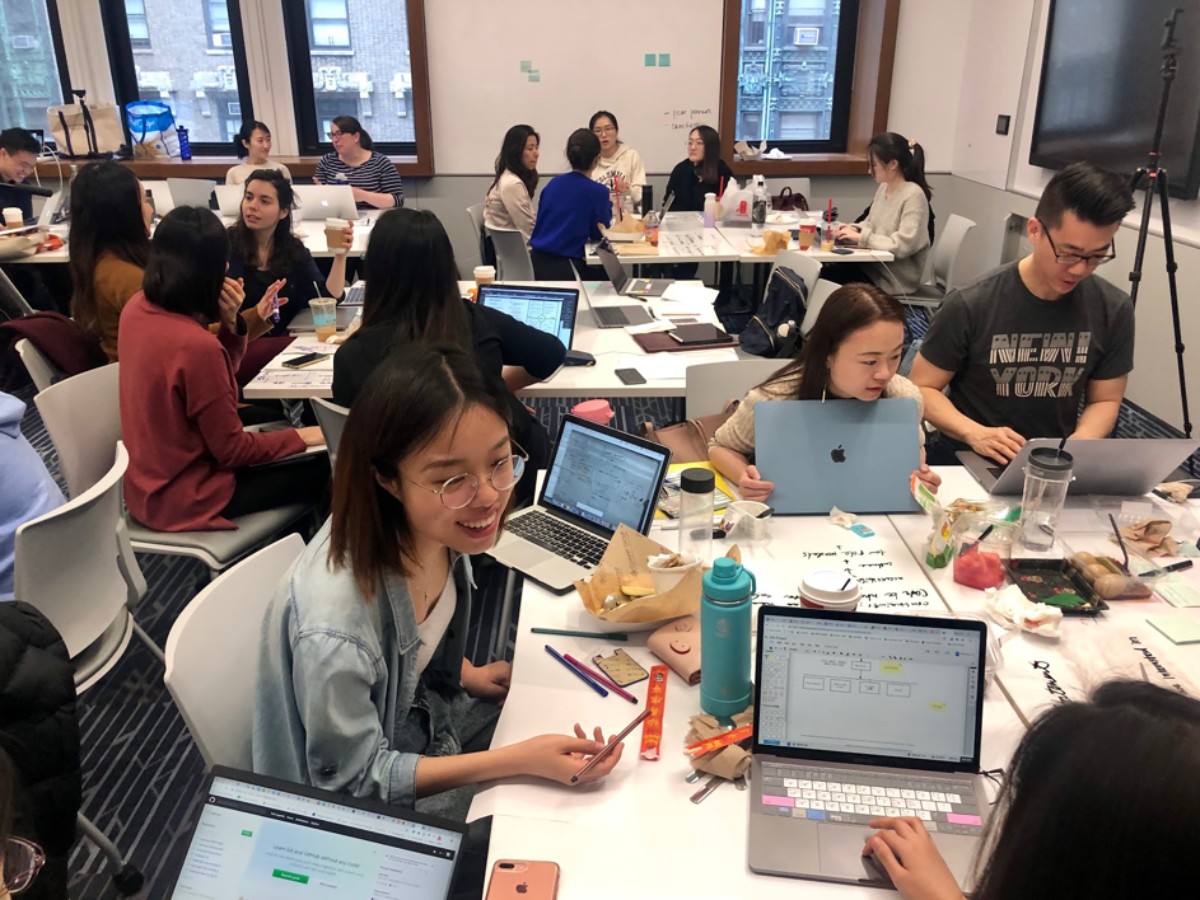 students in a classroom