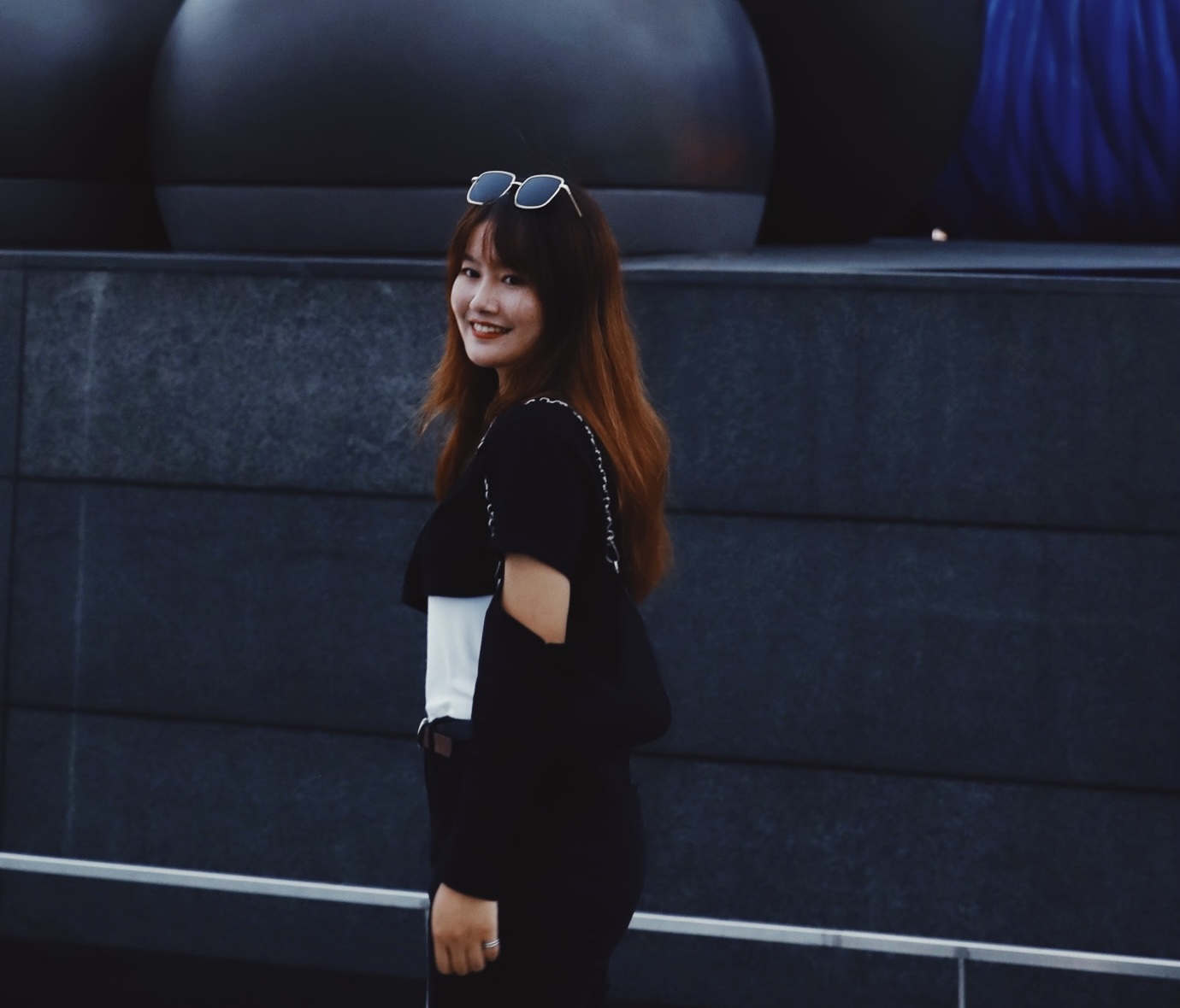 qingqing smiling
