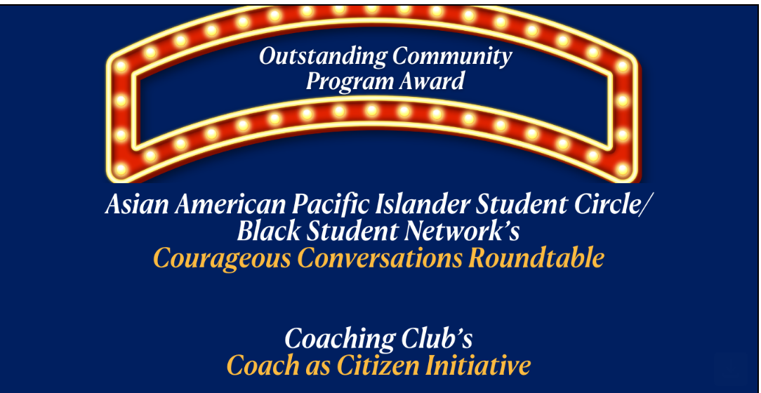 Outstanding Community Program Award
