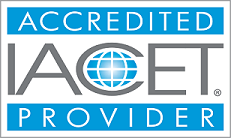 The logo for IACET