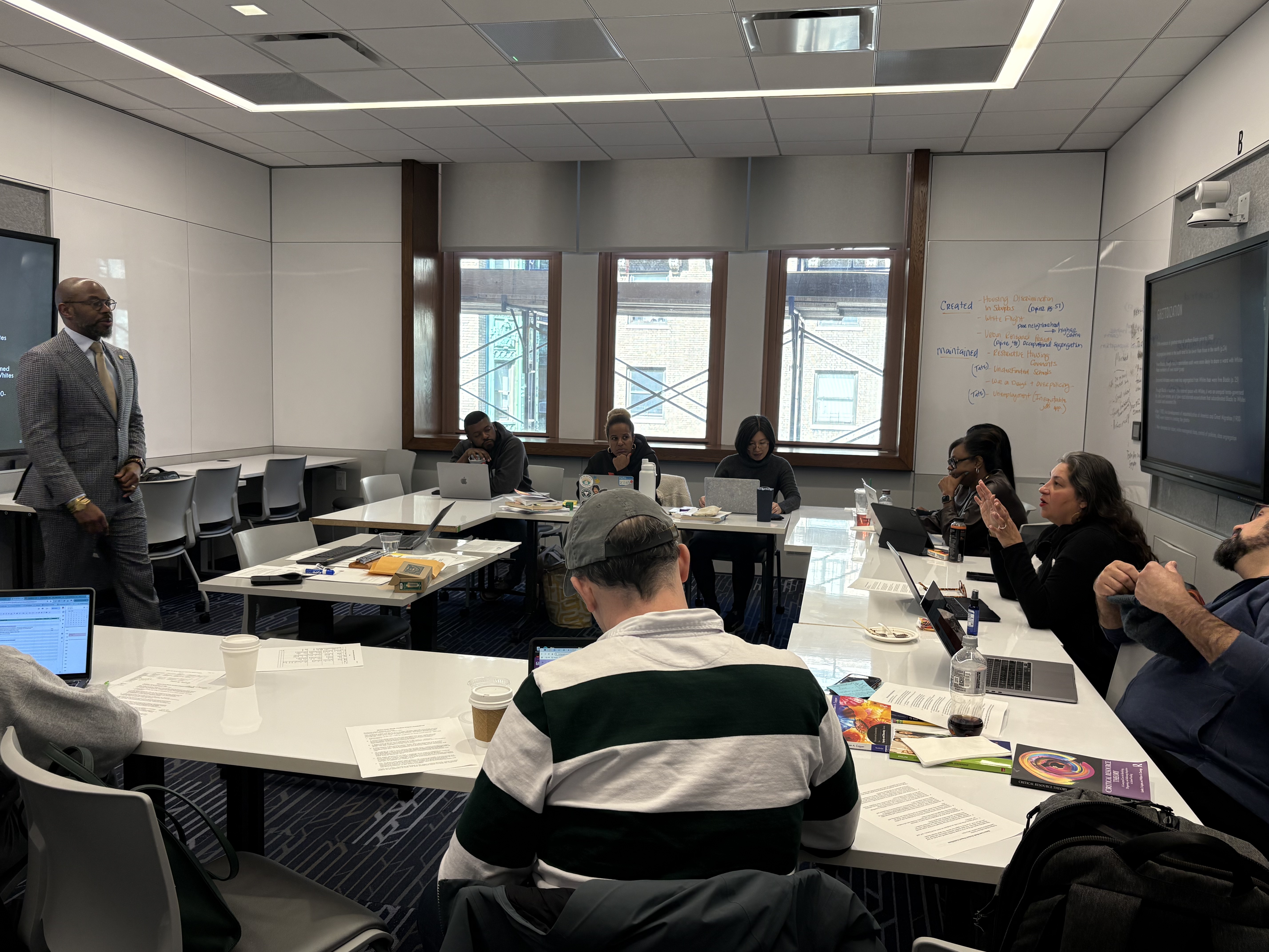 Dr. Gooden lecturing UELP Cohort '23