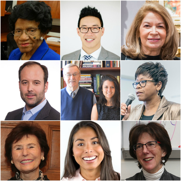 From top left: Anne Gayles-Felton, Samson X. Lin, Debra Heinrich, Jeffery Fisher, Roy Lewicki, Beverly Edgehill, Evalyn Milman, Myah Moore Irick, Ellen G. Freeman