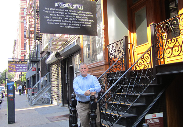 YOU HAVE TO BE THERE The Tenement Museum's new president, Kevin Jennings (M.A. '94), says creating a compelling online experience of the museum is essential because “it’s all about being in the buildings and seeing who the people were and how they lived.”