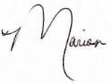 Marion signature