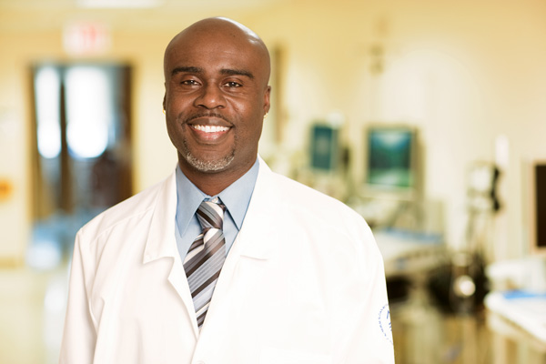 Nursing Education doctoral student Wayne Quashie is an oncology nurse at Memorial Sloan-Kettering Cancer Center in new York City. (Photo courtesy of Wayne Quashie)