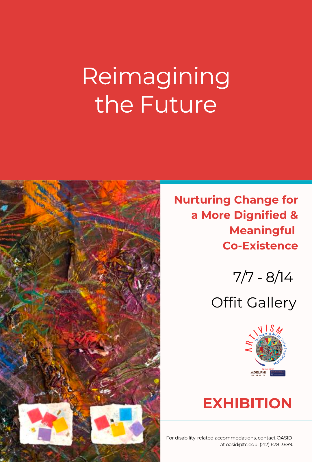 Poster Image of Colorful Abstract Art Collage