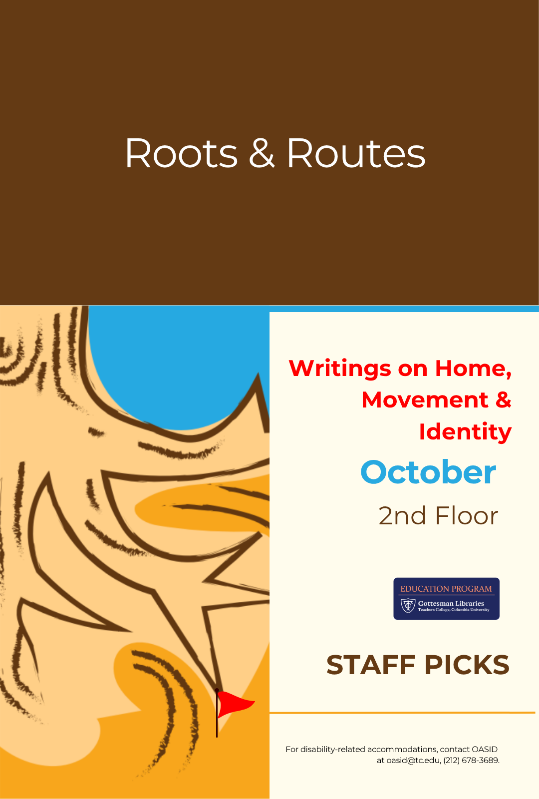 Poster with Drawing of Tree Roots