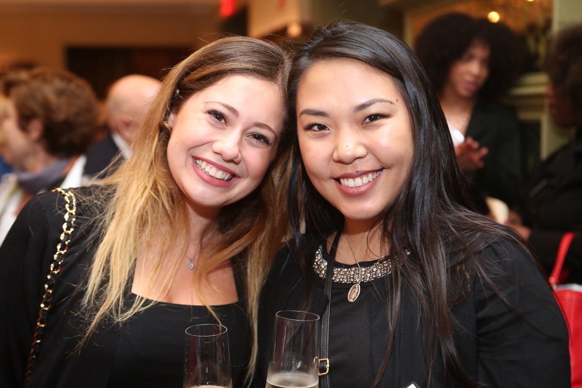 Two women smile at the camera at Tavern on the Green