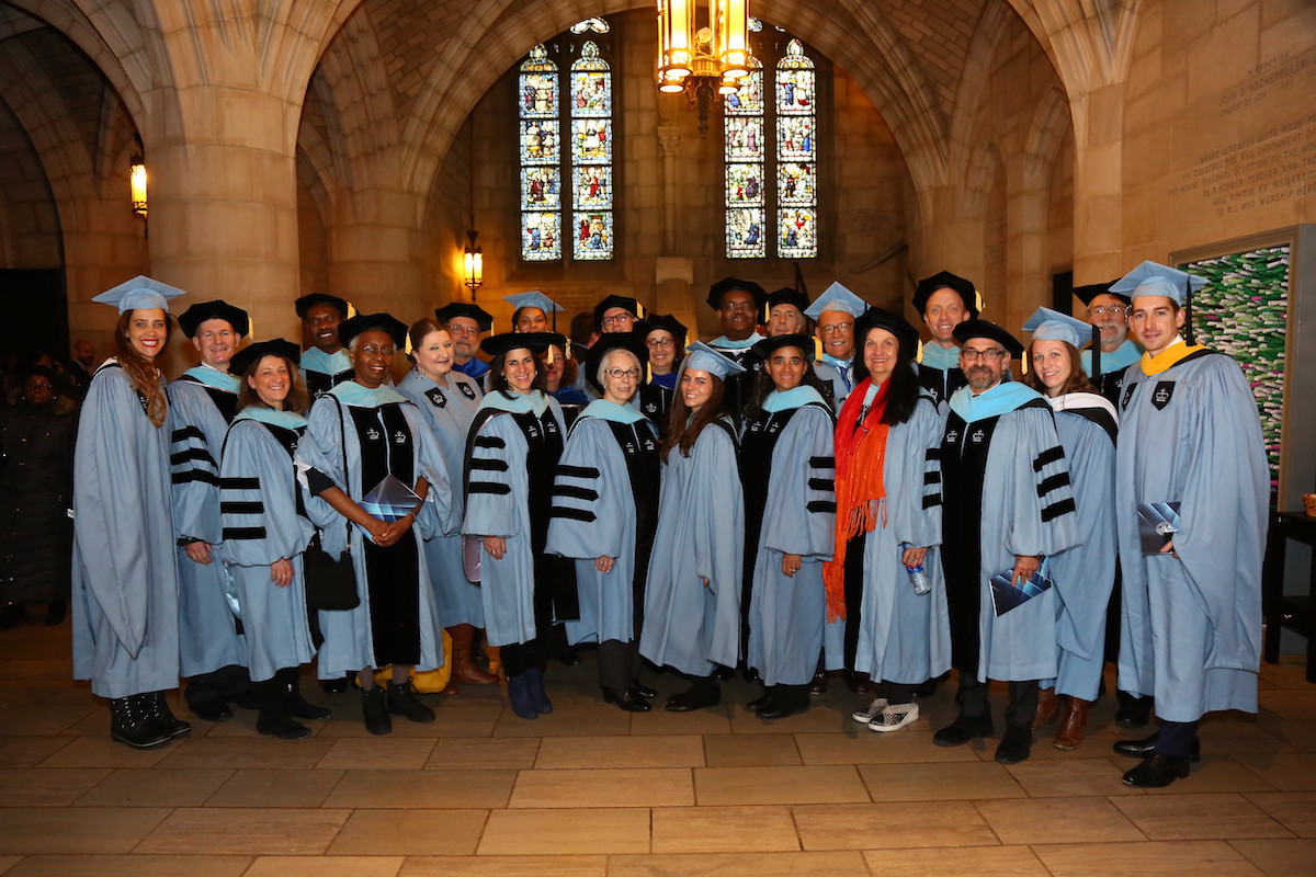 Thirty former and current members of the Alumni Council joined us to be a part of the inauguration procession. 
