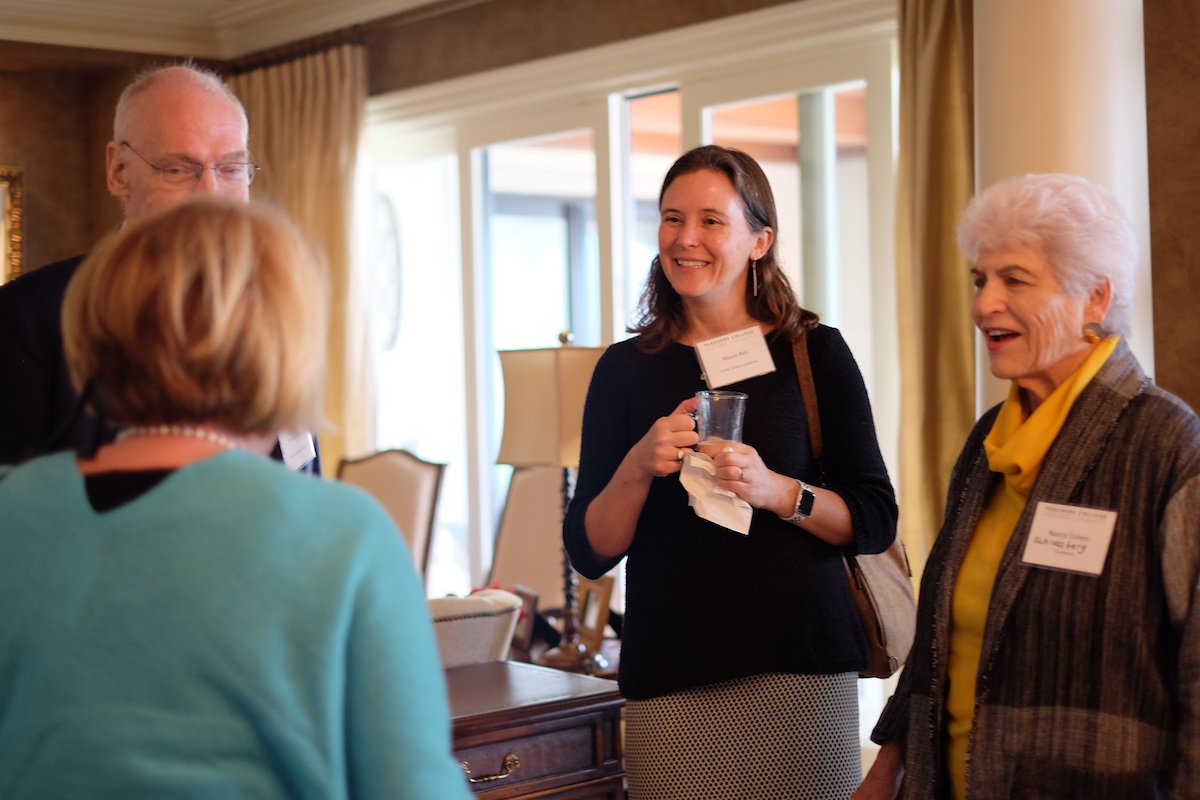 Pres. Tom Bailey with Alumni in Sarasota