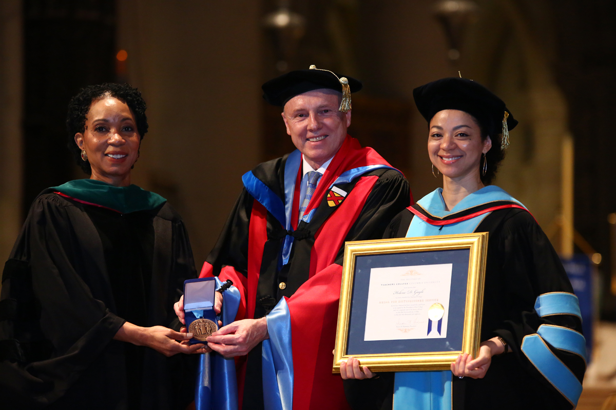 Tom James and Faculty at Convocation