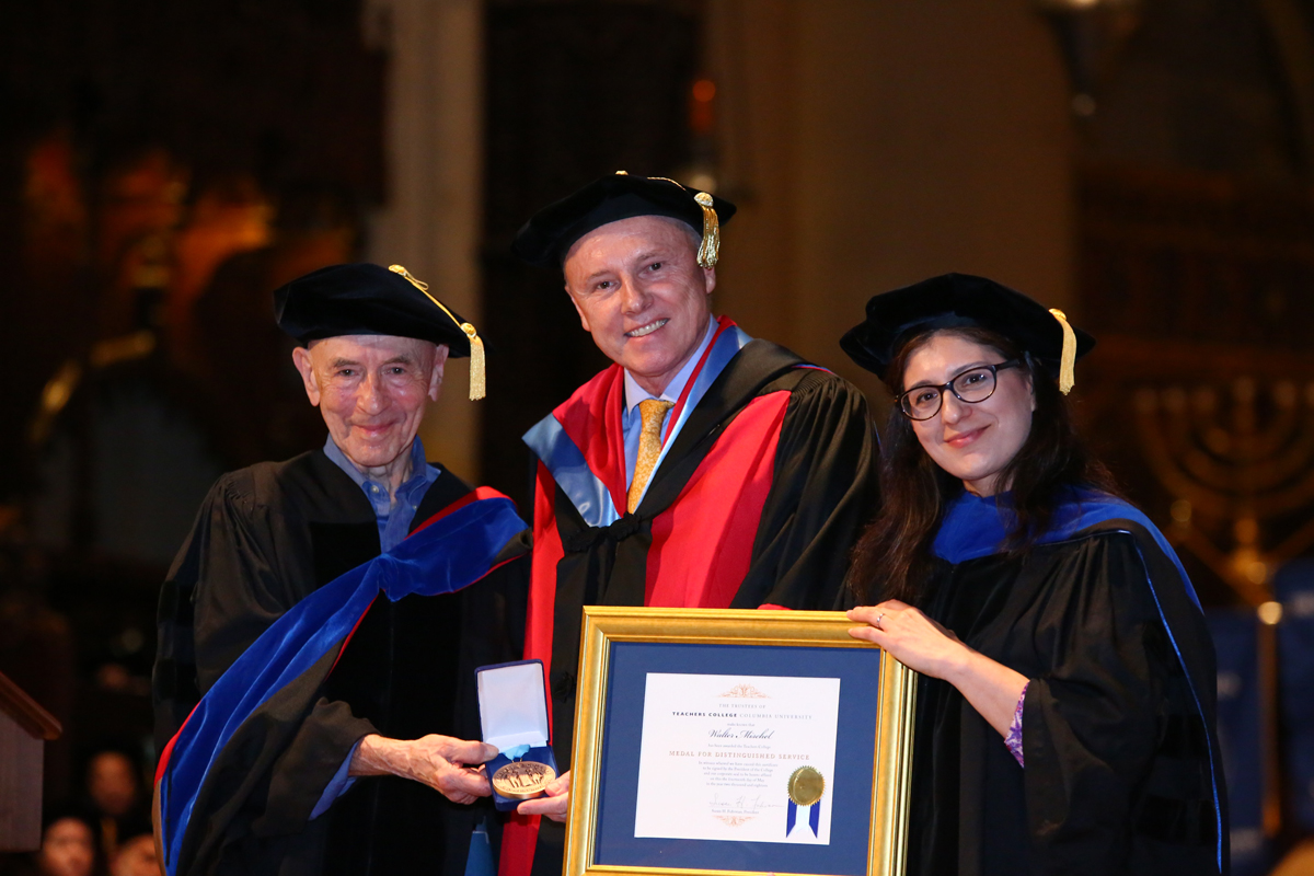 Tom James with Faculty at Convocation