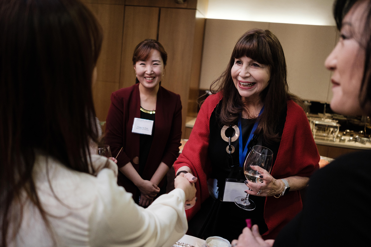 Susan Fuhrman meets with donors and alumni in South Korea