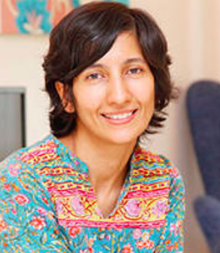 This is a picture of Nisha Nair who is a doctoral candidate and part-time instructor within the Art and Art Education program at TC.