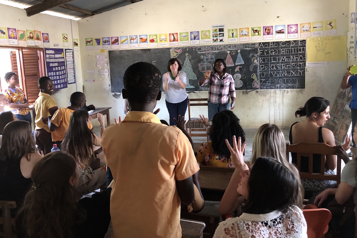 Teaching in Ghana Speech Therapy with TC CSD Program