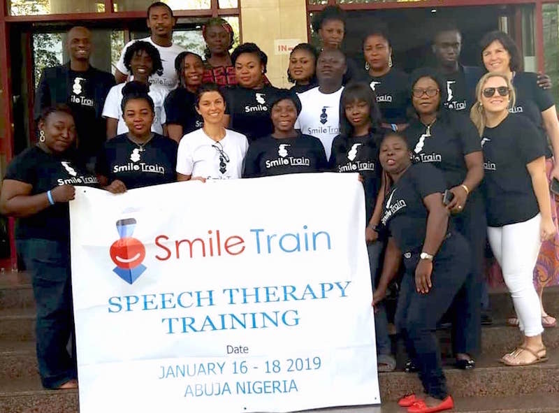  CSD student, Meg Lico, assists Dr. Crowley in nationwide Smile Train training, Abuja, Nigeria