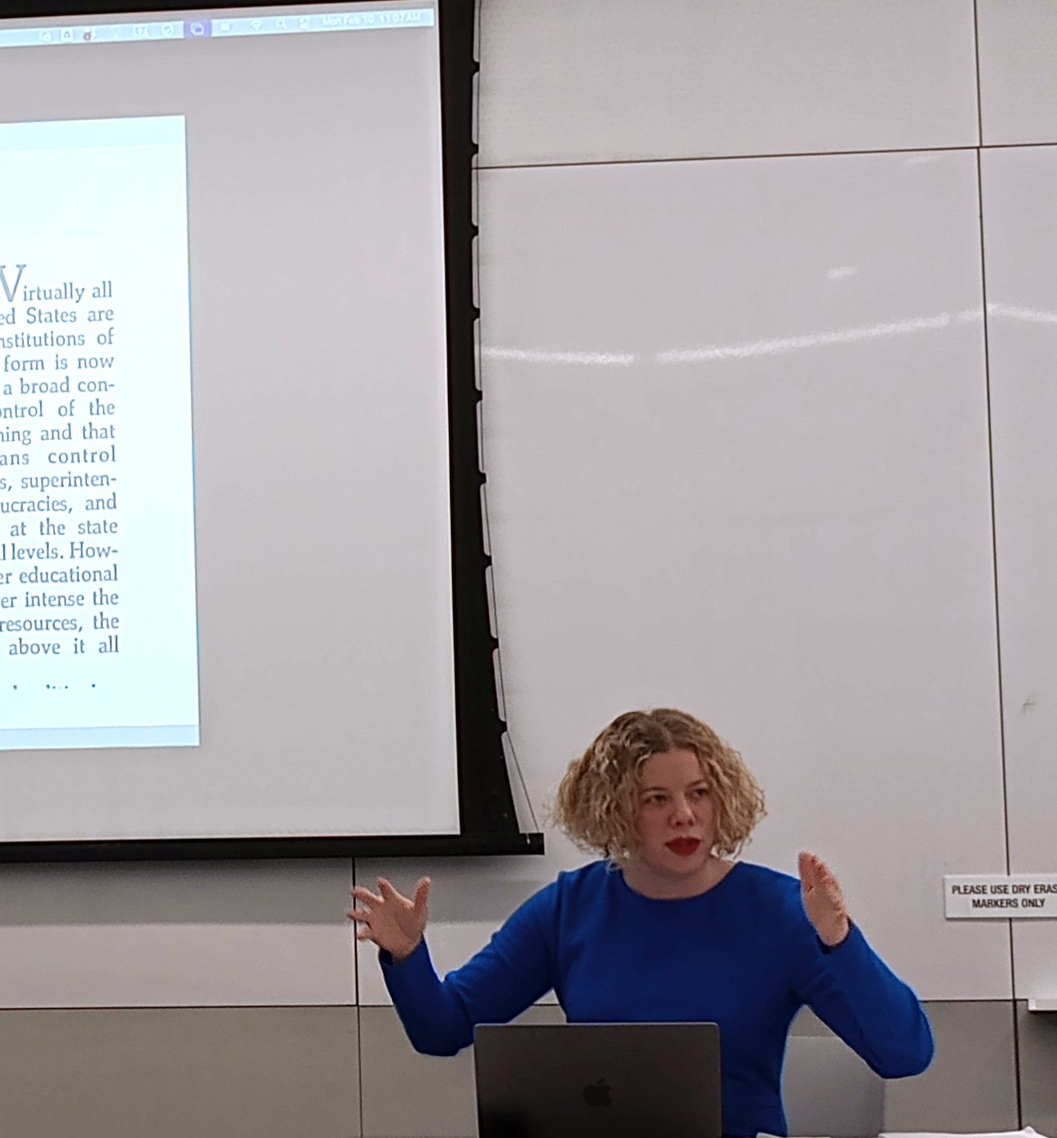 Kirsten Mumma's teaching photo