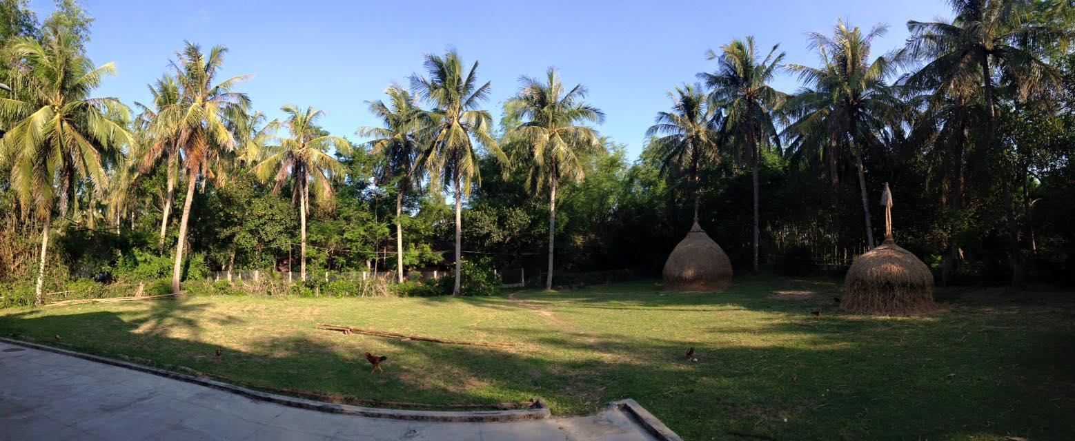 A spot in the village where Thuy grew up and where the youth after school center will be built.