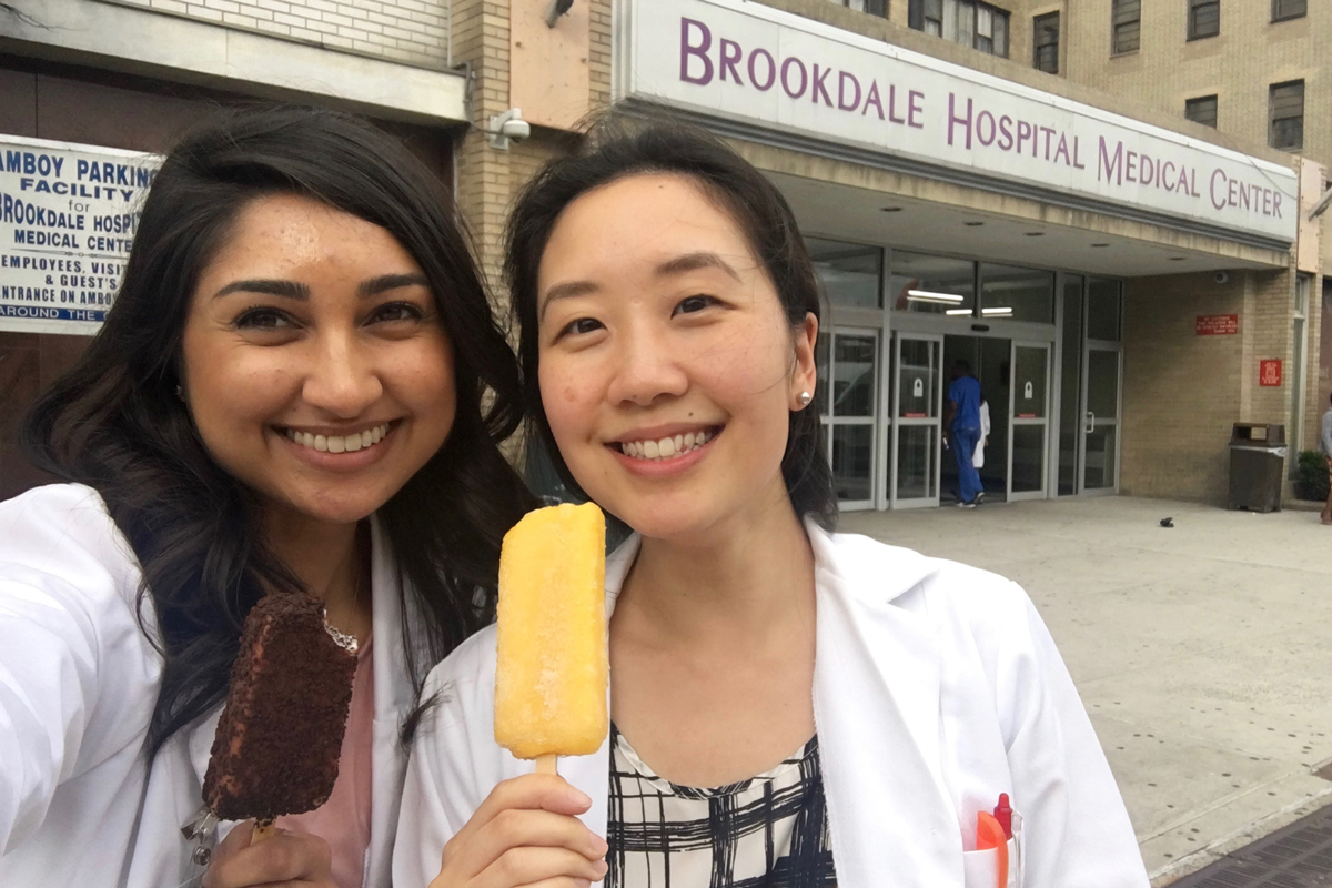 DI interns at Brookdale Hospital