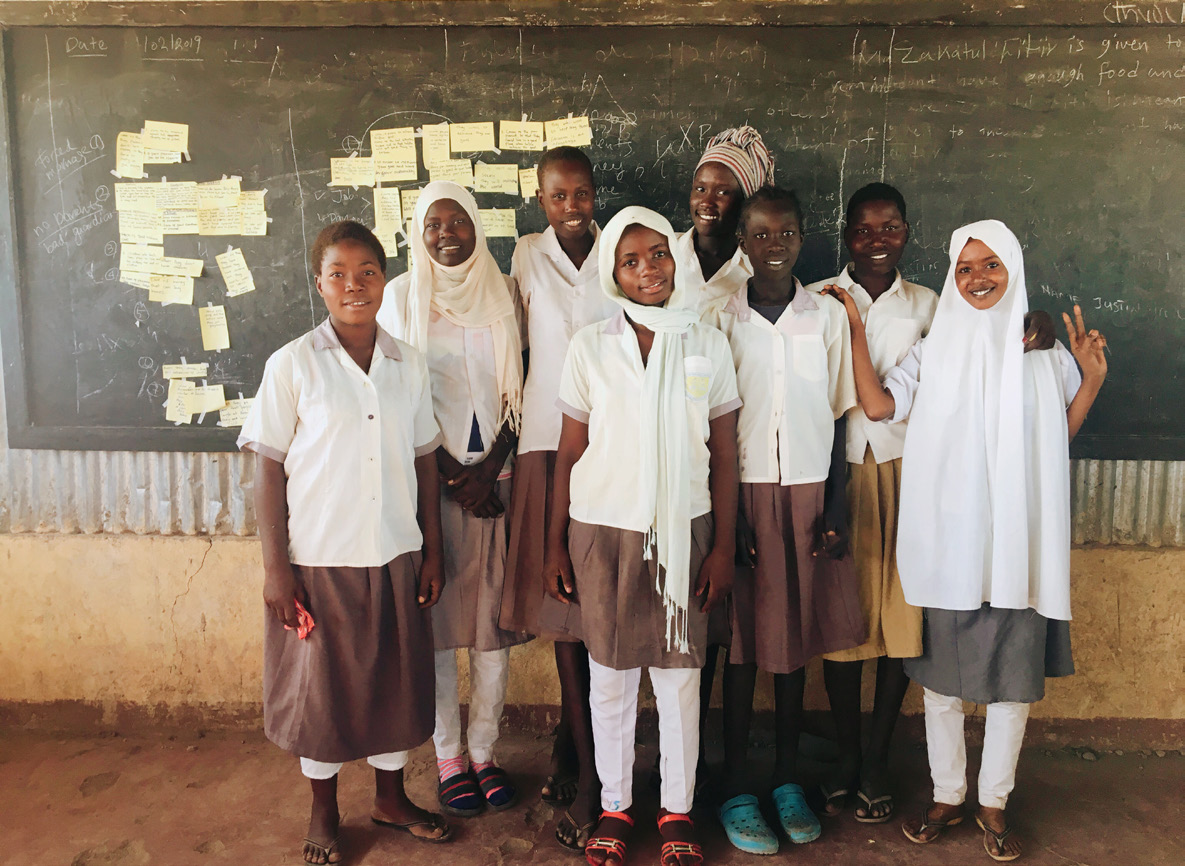 Dean’s Grant for Student Research - Jihae Cha 2018 Students in Kakuma Refugee Camp in Kenya. Photo credits: Jihae Cha 