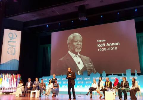 Kamolnan Chearavanont - Tribute to Kofi Annan at One Young World, The Hague Summit