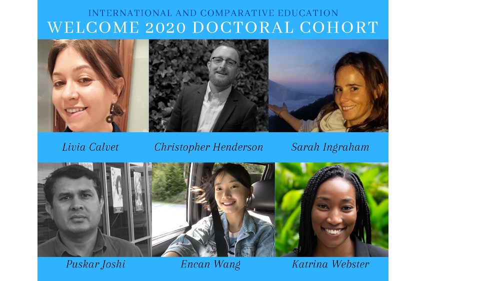 Welcome New Doctoral Students – Fall 2020!