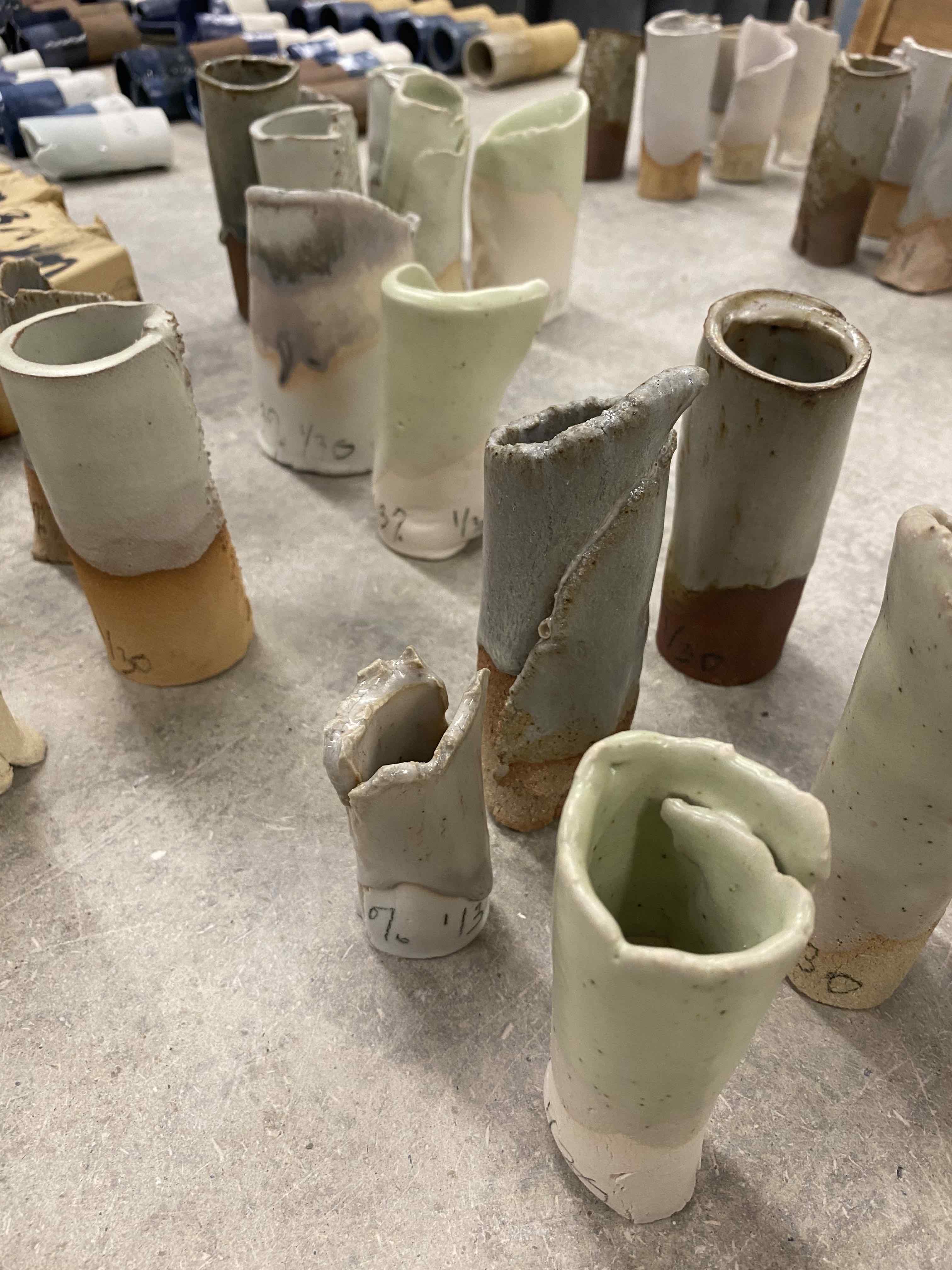 This image various ceramics pieces.