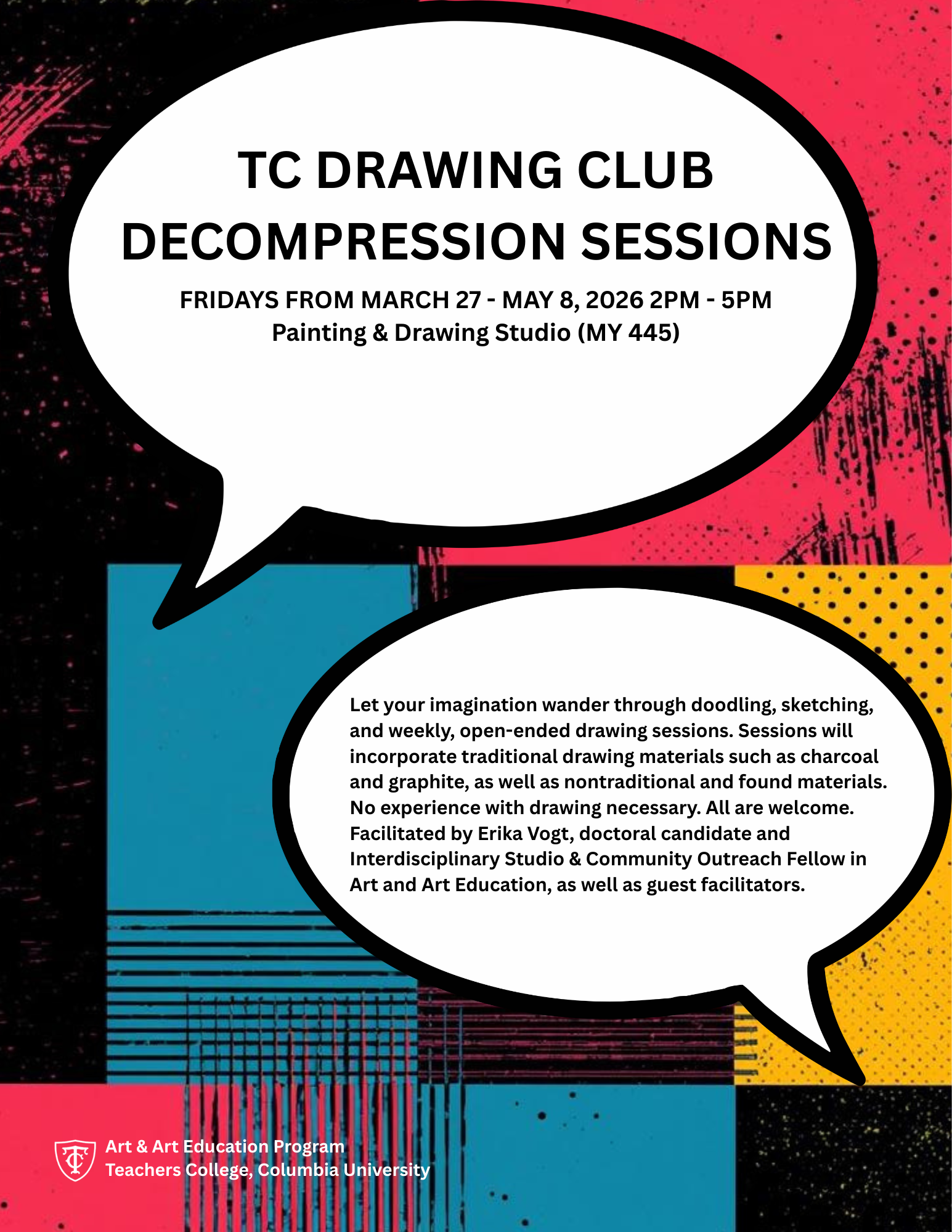 Flyer for drawing club