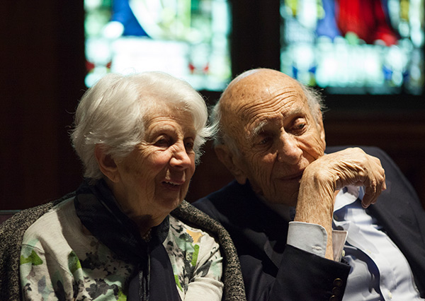 Roslyn and Elliot Jaffe, taking in the show (Nicole Marenbach)