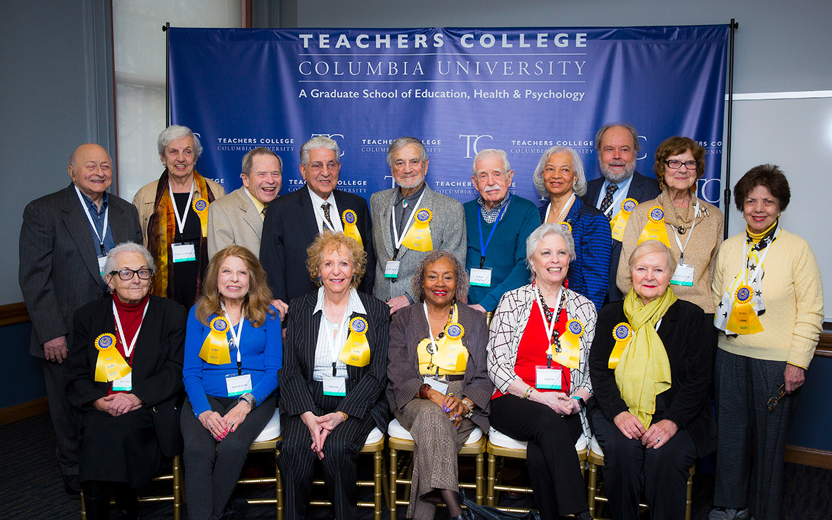 TIME TRAVELERS Golden Alumni gathered for an early breakfast at Academic Festival.