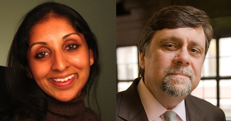 Sonali Rajan, Assistant Professor of Health Education and John Allegrante, Professor of Health Education