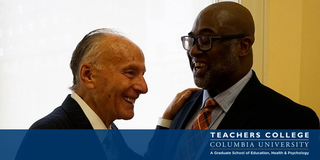 At TC once more, health education legend Michael Carrera (Ed.D. ’70) is