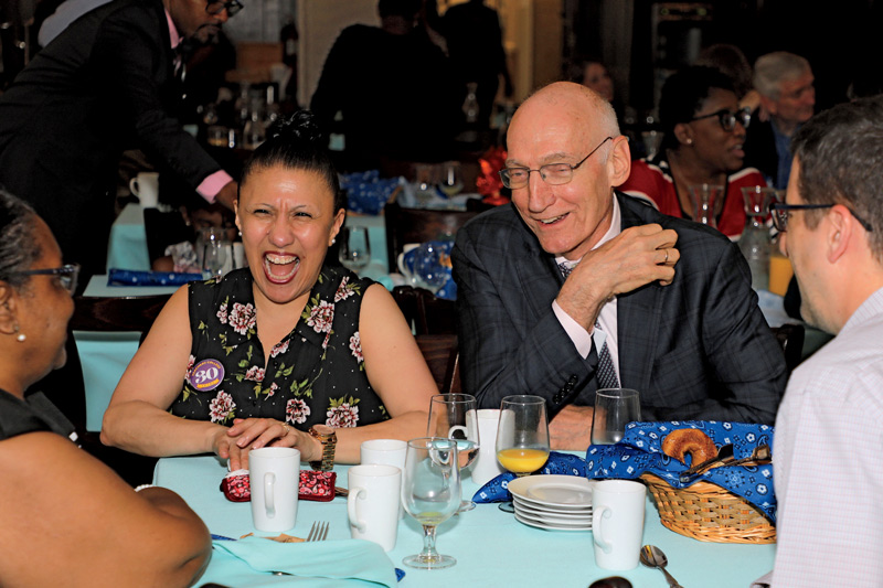 Thomas Bailey at Long Term Recognition Brunch