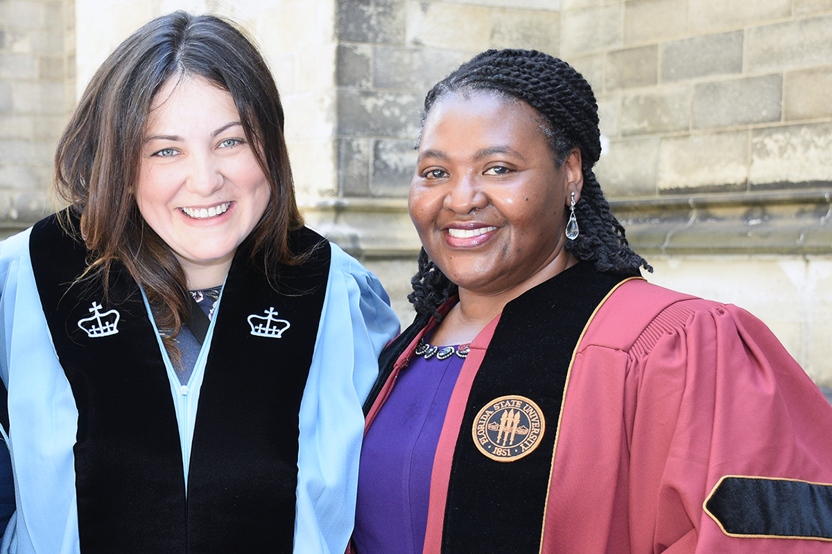 Felicia Mensah and Lauren Serpagli