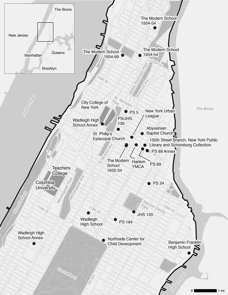 Map of Harlem