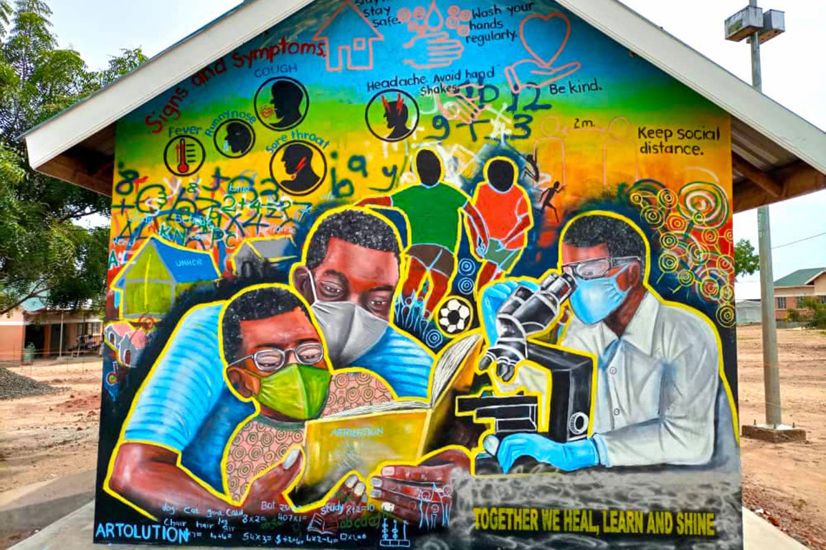COVID and Black Lives Matter brought an explosion of street art to