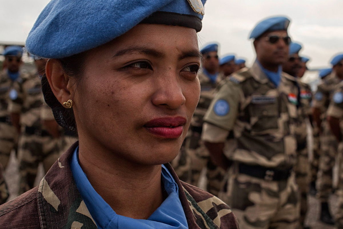 UN Peacekeeper Photo 