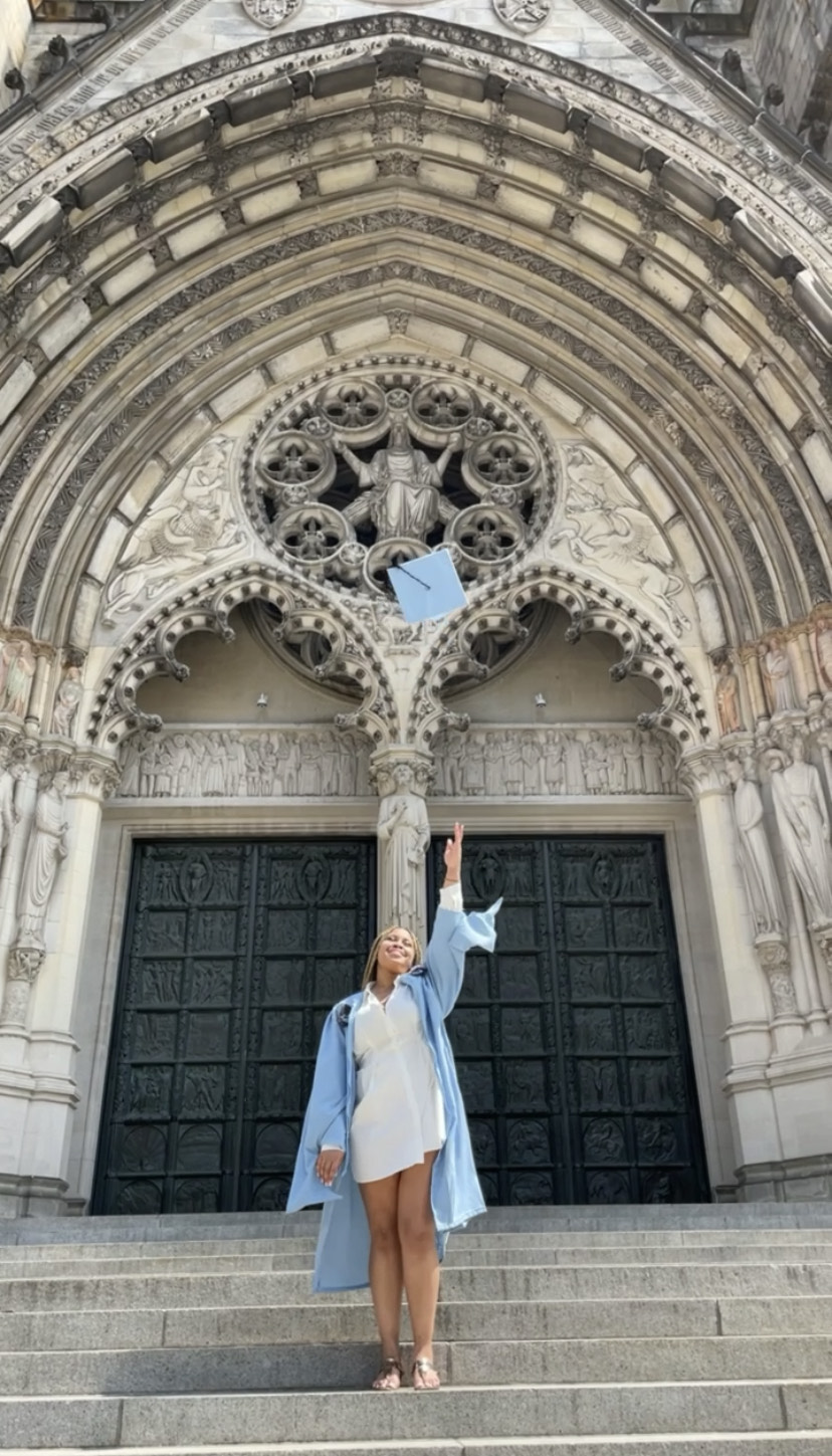 Brooke Hayman on Cathedral Steps