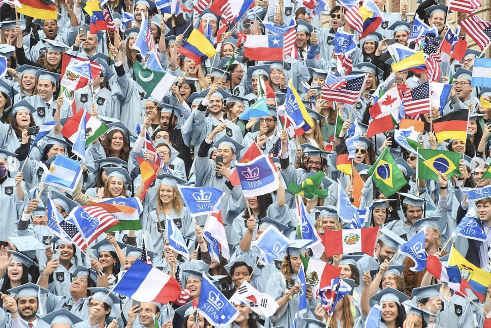 Students at Columbia Convocation
