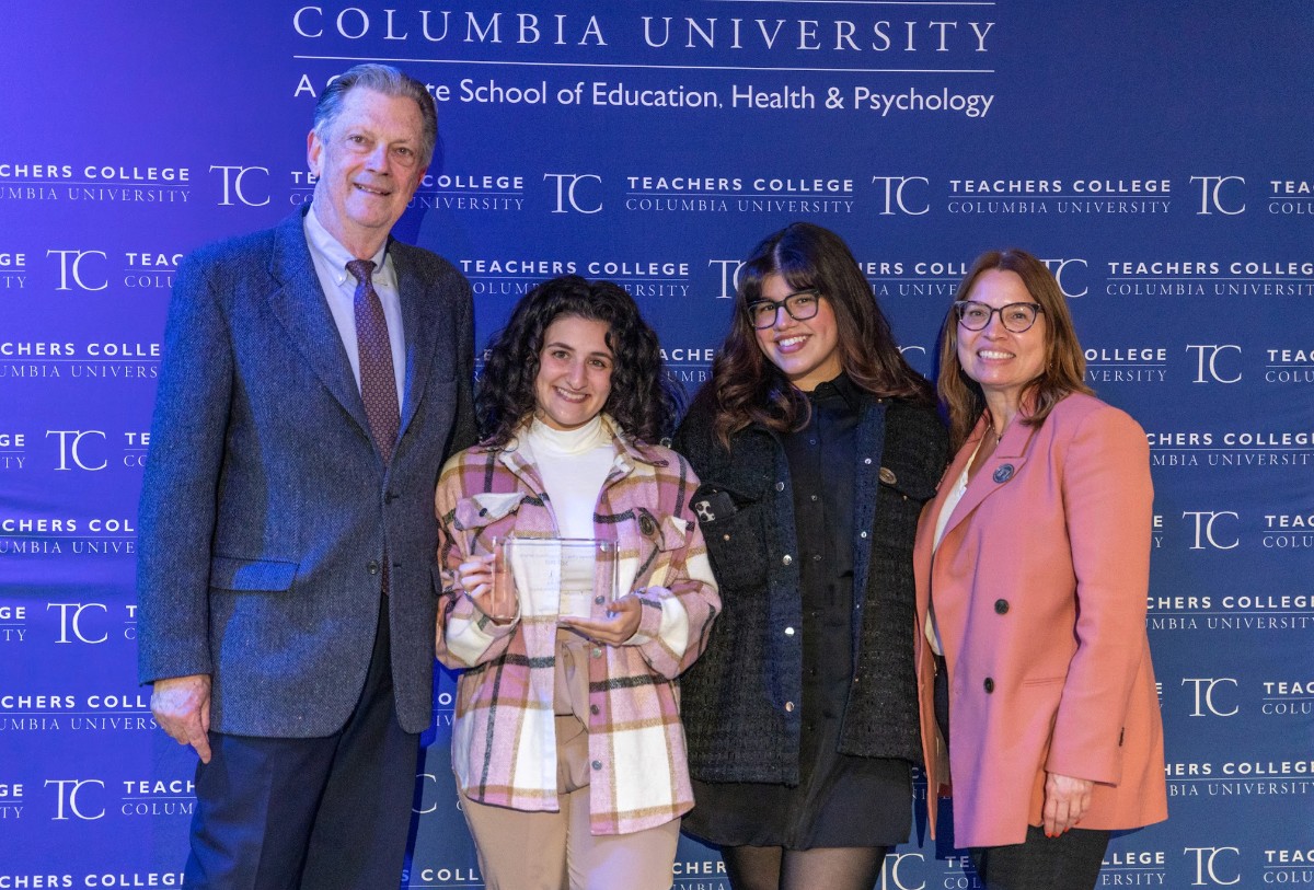 Students at Provost's Student Excellence Awards.