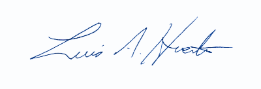Luis A. Huerta signature